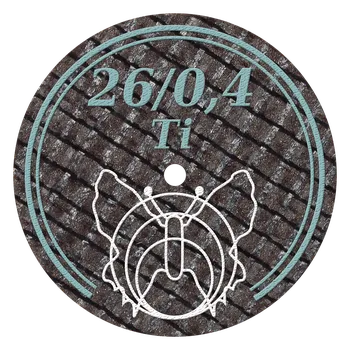 Brusný kotouč Řezací disk na titan (Ø26mm, tl. 0,4mm) | 653 900 1411 004Ti 260