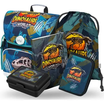BAAGL Ergo školní 5dílný set, Dinosaurus World II