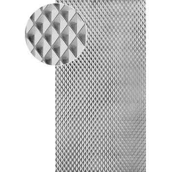 Příslušenství pro plot Plech černý - lisovaný vzor jehlany 3D, I PFEZ8/11