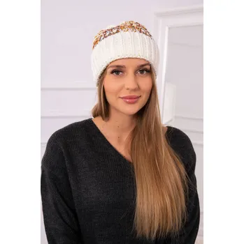Čepice Dámská čepice Iris K348 ecru UNI