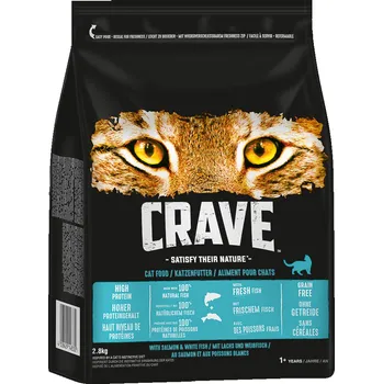 Krmivo pro psa 2x2,8kg Crave s lososem & bílými rybami