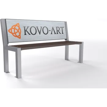 Zahradní lavice HTI Reklamní lavička Trend KA-E1002 Typ ukotvení: klasické (šrouby), Barva konstrukce: zelená komaxit (RAL 6005)