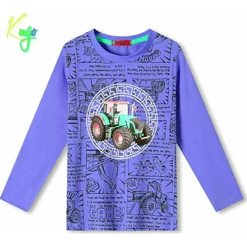 CHLAPECKÉ TRIČKO modré Kugo HC0752 (Chlapecké tričko dlouhý rukáv)