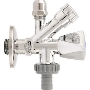 Instalatérský materiál Kombinovaný ventil rohový se zpětnou klapkou 1/2"