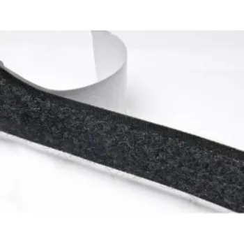 Zip Suchý zip samolepící 30mm černý, metráž, smyčky