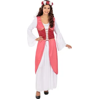 Karnevalový kostým Funiglobal - Kostým středověká princezna s květinami pro ženy - XS