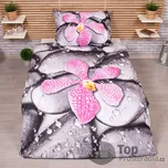3D povlečení 140x200+70x90 Orchidea