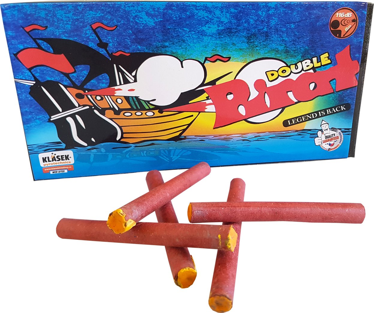 Klásek Pyrotechnics Pirát Double škrtací 50 ks od 35 Kč - Zbozi.cz