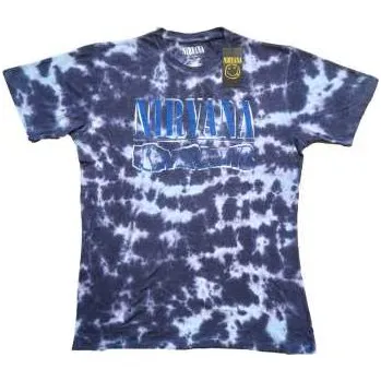 Pánské tričko Merch Nirvana: Nirvana Kids T-shirt: Nevermind Wavy Logo (wash Collection) (9-10 Years) 9-10 let