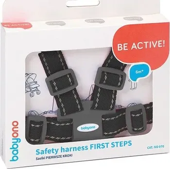 Náhradní bezpečnostní pásy do kočárku BabyOno tmavě šedé