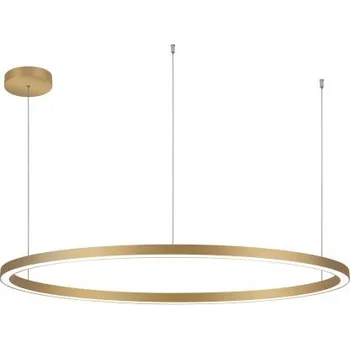 Palnas Závěsné LED svítidlo DARA ø 118 cm, zlaté, 3000-4000K Stmívání, řízení: Dálkové ovládání, Dálkový ovladač: S dálkovým ovladačem