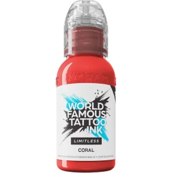 Tetovací barva WORLD FAMOUS LIMITLESS - Coral - 30ML