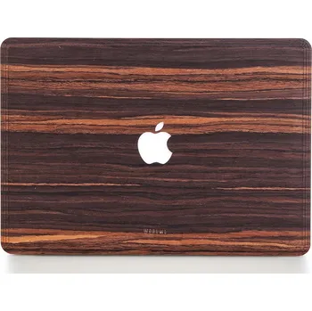 Městský batoh WoodWe Horní krycí fólie z pravého dřeva Eben pro Macbook 12"