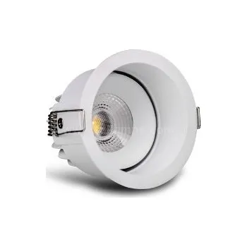 Nástěnné svítidlo TESLA lighting Tesla - LED výklopné podhledové svítidlo 90mm, 10W, 230V, 825lm, 3000K, Ra 82, 36st