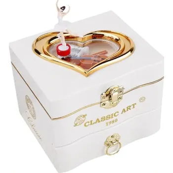 Šperkovnice Amparo Miranda® Hrací šperkovnice D1741 bílá