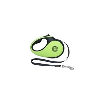Vodítko pro psa Vodítko samonavíjecí zeleno/černá Kiwi 25kg/5m