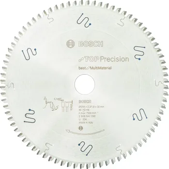 Pilový kotouč BOSCH 2608642098 254 x 30 x 2,3 mm 80 zubů