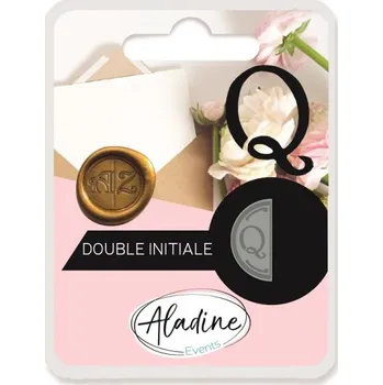 Sběratelství Aladine pečetidlo oboustranná iniciála - Q -