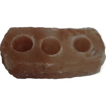 Svícen AWM Přírodní Solný Svícen - 3 Díry 1ks