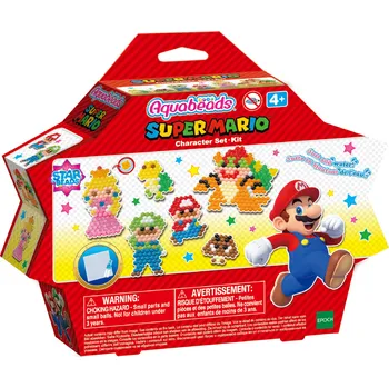 kreativní sada AquaBeads Super Mario Character Set Kit 690 ks