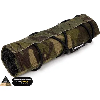 Sportovní střelba EmersonGear 18cm maskovací obal na tlumič - Multicam Tropic