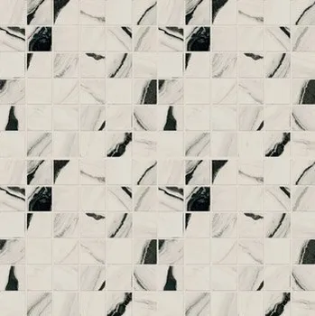 Dlažba The Room Panda White - dlažba mozaika 30x30 bílá matná MK.PAN WH6 30