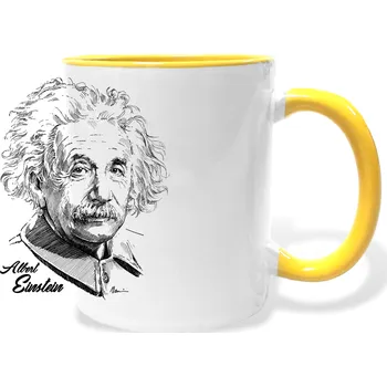 Hrnek - Albert Einstein Barva: Žlutá