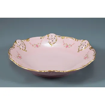 Leander, miska kulatá mělká Diana 19,5 cm, růžový porcelán