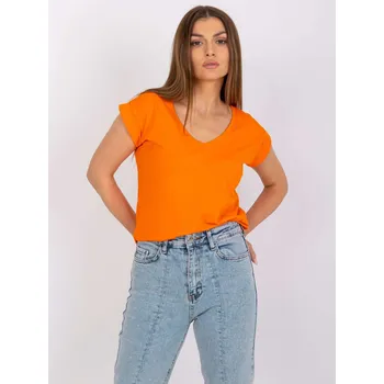 Dámské tričko Rue Paris Dámské tričko Carly oranžová S