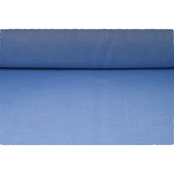 Plátno bavlněné, košilovina, popelín, modré a bílé vlákno, metráž, látky