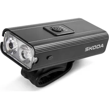 Cyklosvítilna Škoda Přední LED světlo na kolo ŠKODA