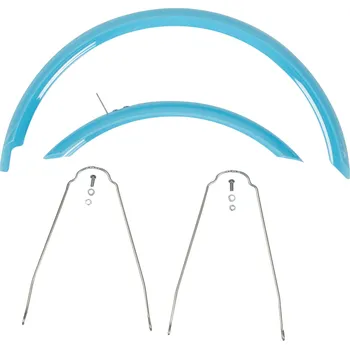 Blatník na kolo BTWIN Blatníky 16" modré (pár, bez šroubků) MODRÁ
