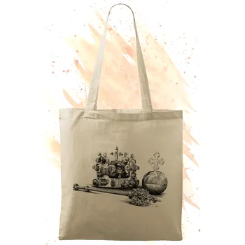 Nákupní taška Plátěná taška - Korunovační klenoty Barva: Přírodní
