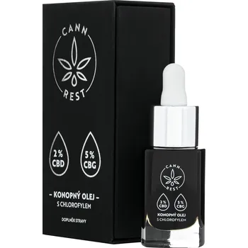 CBD CANNREST 2% CBD 5%CBG konopný olej - 15 ml