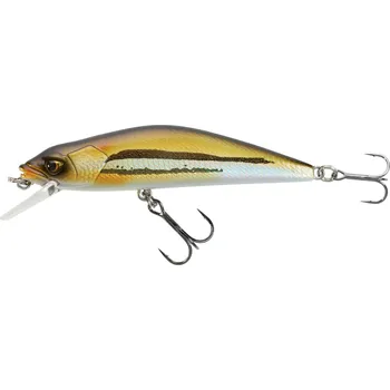 Umělá nástraha CAPERLAN Wobler Truite Minnow WXM MNWFS 85 US Vairon ČERNÁ|ŠEDÁ|ŽLUTÁ