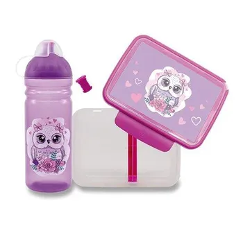 R&B Mědílek Zdravá lahev 700 ml + Zdravá sváča set Svačinový box R&B Mědílek Zdravá lahev 700 ml + Zdravá sváča set