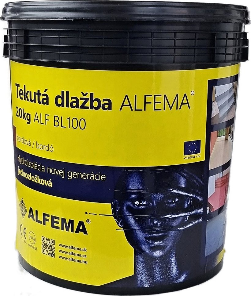 Tekutá dlažba ALF BL100 bordó 20 kg