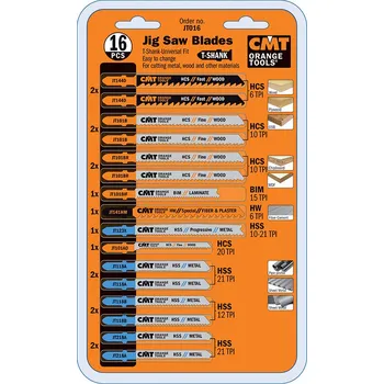 Pilový plátek CMT C-JT016 sada pilových plátků do kmitací pily, 16ks