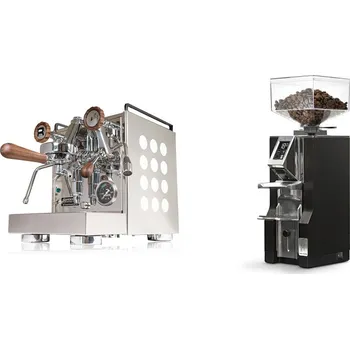 Kávovar Rocket Espresso Appartamento, white, walnut + Eureka Mignon…