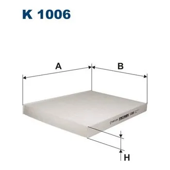 Auto-moto Filtr, vzduch v interiéru FILTRON (K1006)