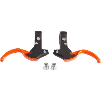 Brzdová páka BTWIN Brzdové páčky na 20" kola Easy oranžové