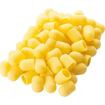 Bruska na nehty Brusné kloboučky žluté 13 mm/240 MED CAP, 100ks