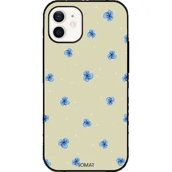 Náhradní kryt pro mobilní telefon Kryt na mobil Modré kvítky 4 Poco M3