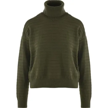 Dámský svetr KHAKI PLETENÝ SVETR S ROLÁKEM Only