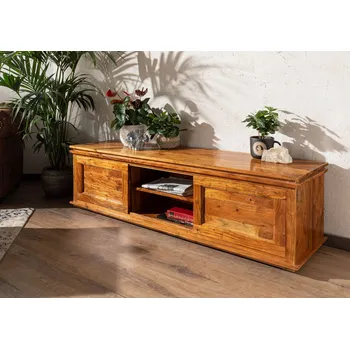 Televizní stolek CAMBRIDGE HONEY TV stolek 160x45 cm, akácie,