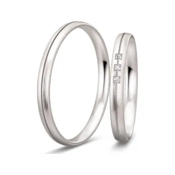 Prsten BREUNING zlaté snubní prsteny BR48/04323WG