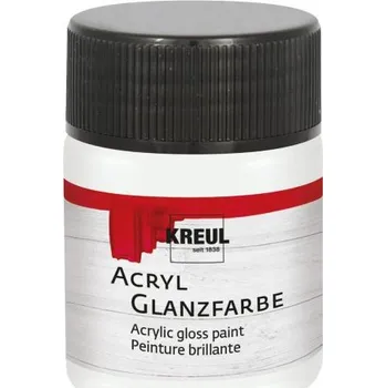 Olejová barva Kreul Akrylová barva lesklá 50 ml BÍLÁ
