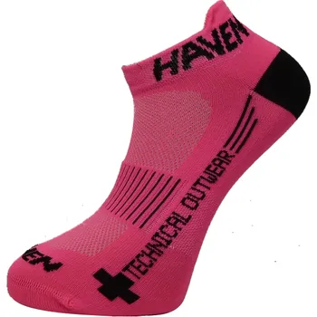 Pánské termo ponožky Ponožky HAVEN SNAKE Silver NEO pink/black 2 páry