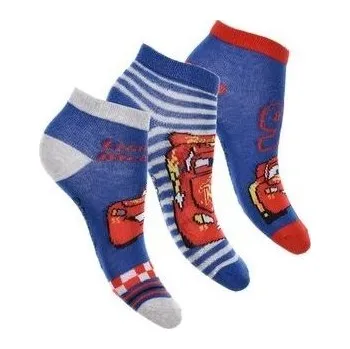 PONOŽKY KOTNÍČKOVÉ CARS SADA 3 KUSY > varianta ER0615 > 23-26