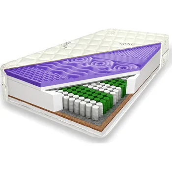 Matrace Eureka Taštičková matrace „JUPITER” 22cm 140 x 200 Bílá taštičkové Tencel